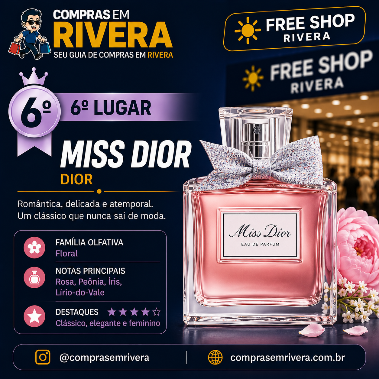 miss dior free shop rivera